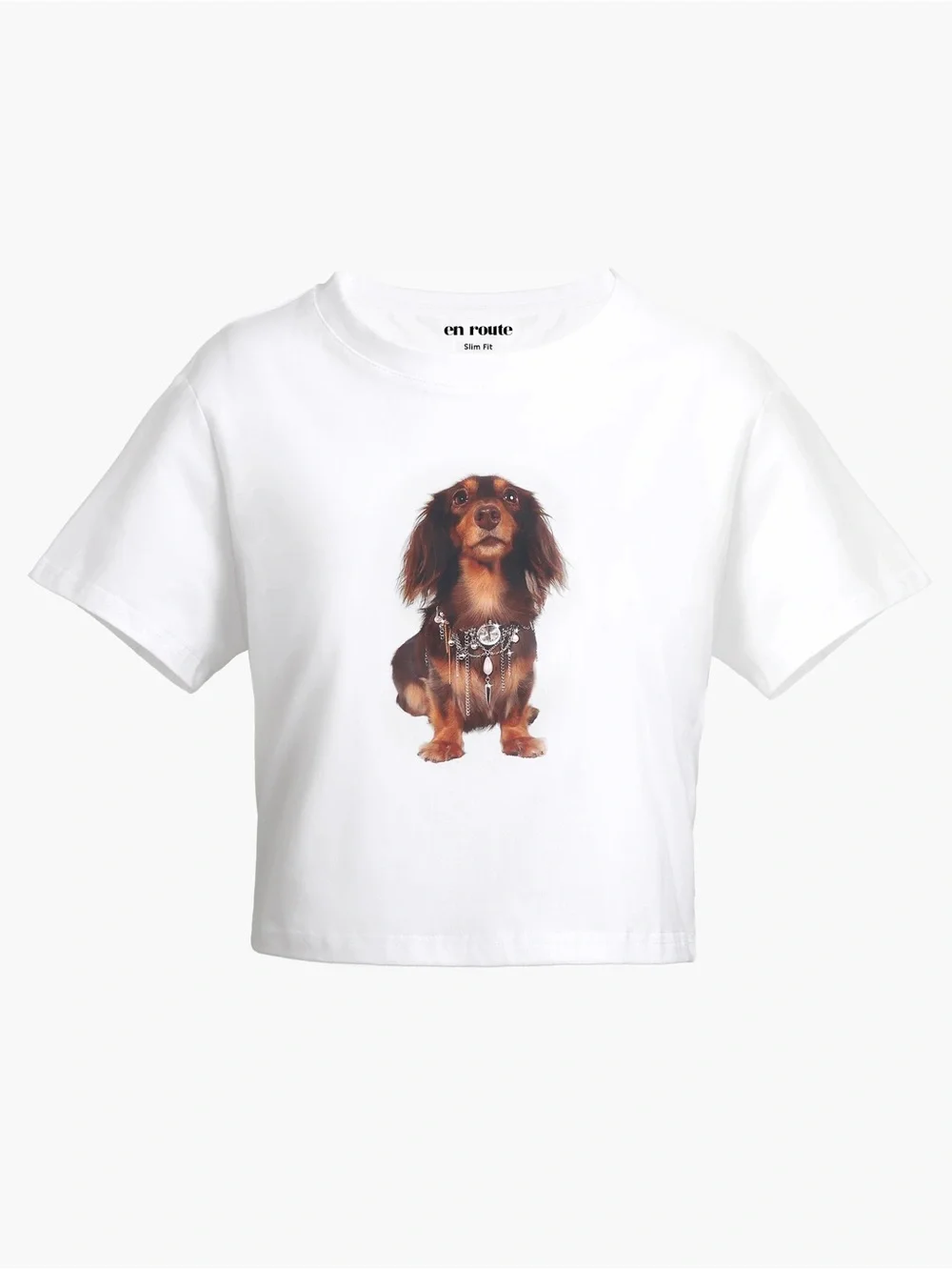 En Route jewelry dachshund top